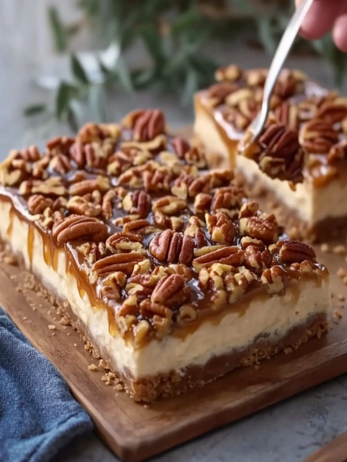 Decadent Salted Caramel Pecan Cheesecake Bars You'll Love 5 Salted Caramel Pecan Cheesecake Bars