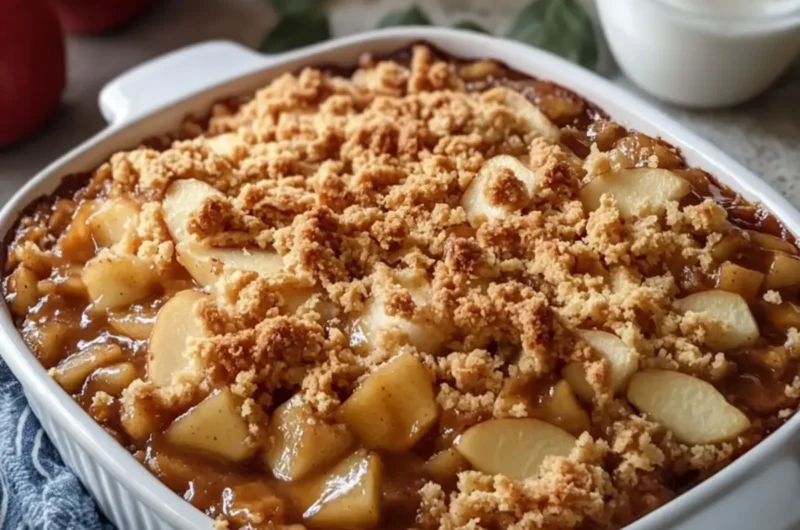 Caramel Apple Dump Cake