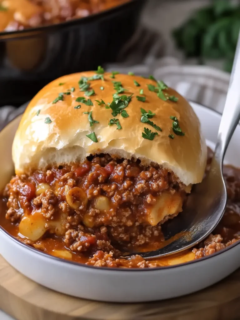 Savory Sloppy Joe Under the Bun Casserole Delight 2 Sloppy Joe Under the Bun Casserole