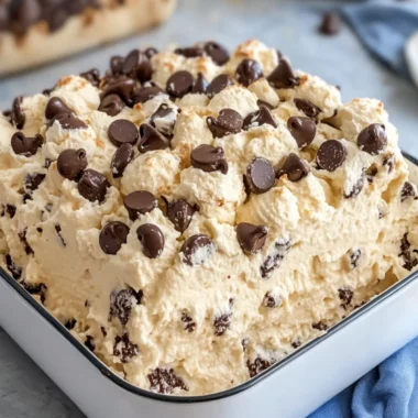 High-Protein Chocolate Chip Cookie Dough Fluff Casserole Delight 8 High-Protein Chocolate Chip Cookie Dough Fluff Casserole Delight