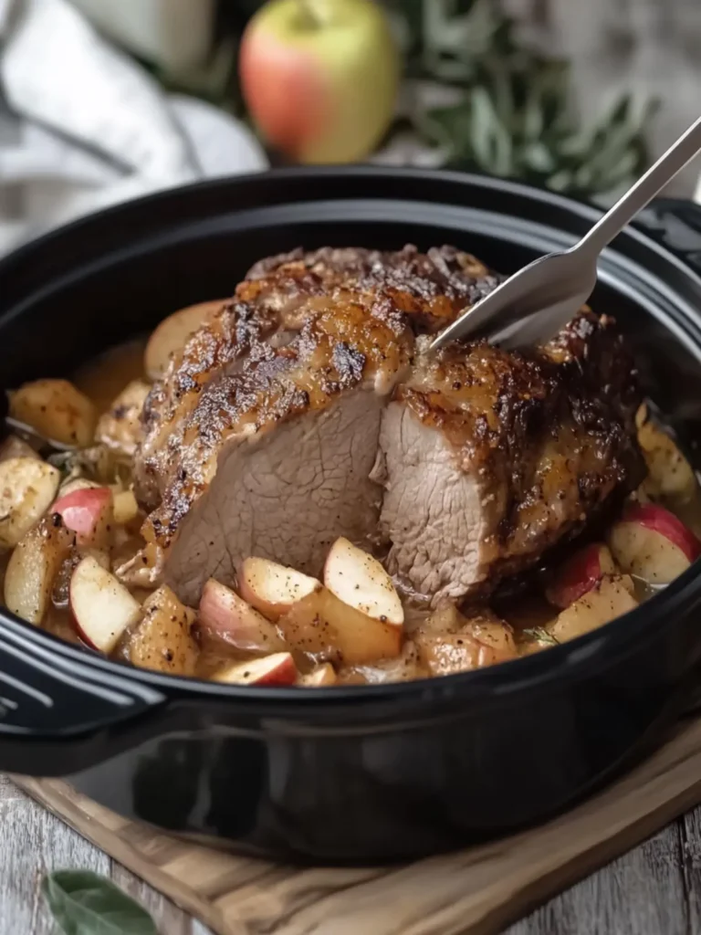 Slow Cooker Apple Cider Pork Roast: Tender & Irresistible! 2 Slow Cooker Apple Cider Pork Roast