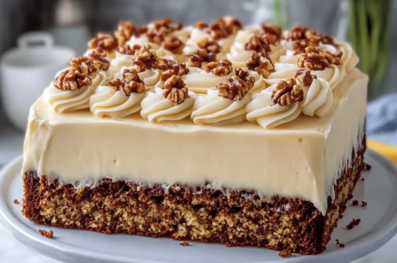 Brown Butter Banana Cake with Cream Cheese Frosting
