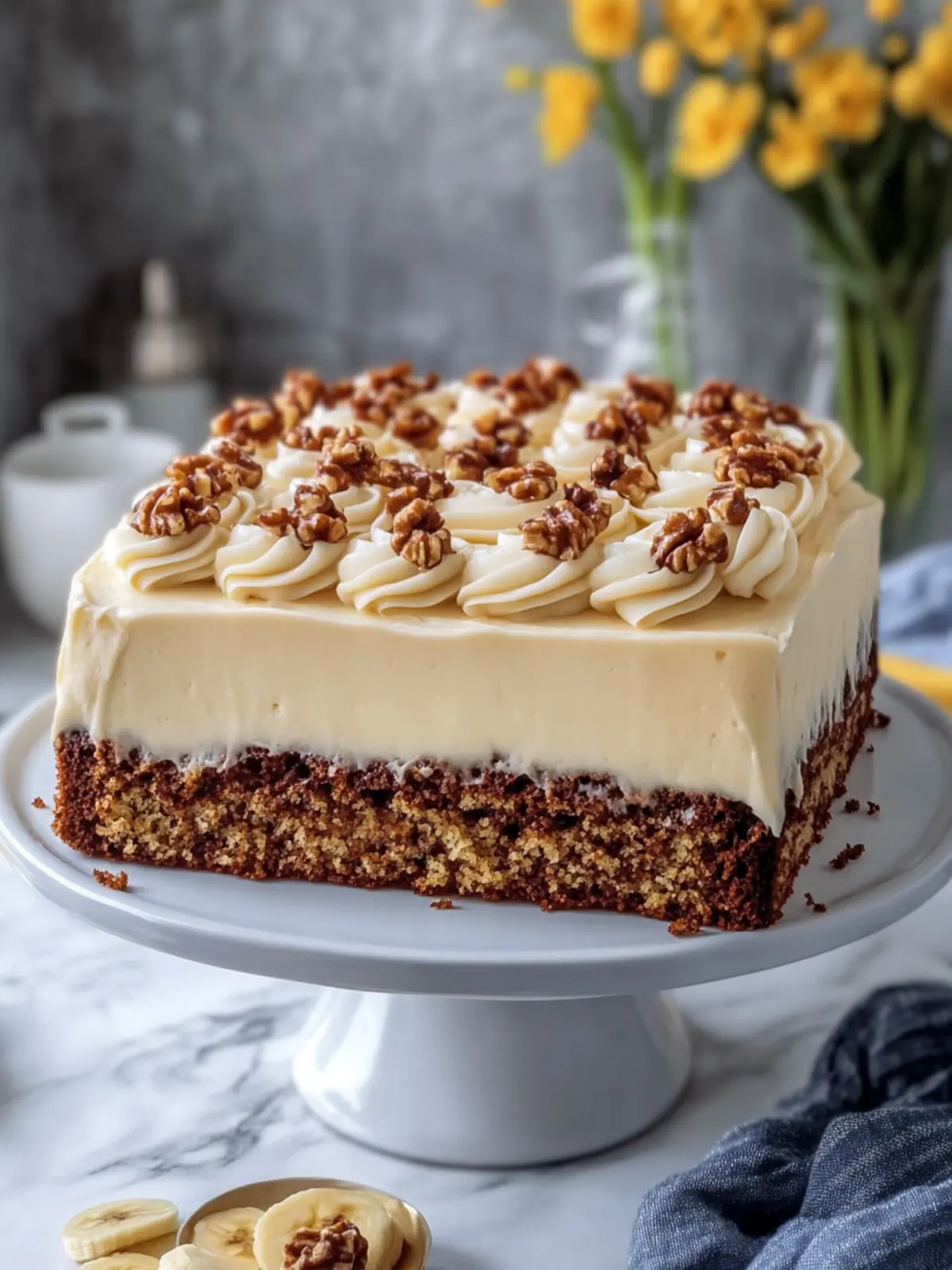 Indulge in Brown Butter Banana Cake with Cream Cheese Frosting 5 Brown Butter Banana Cake with Cream Cheese Frosting