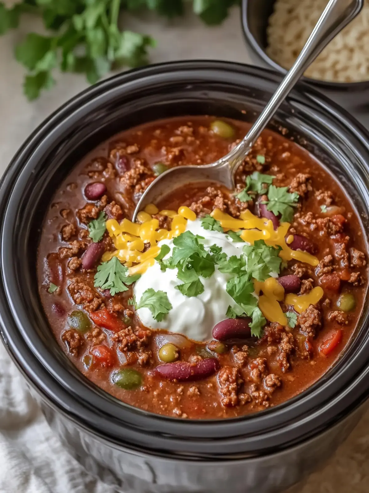 Savory Easy Crockpot Beef Chili Perfect for Busy Weeknights 5 Easy Crockpot Beef Chili