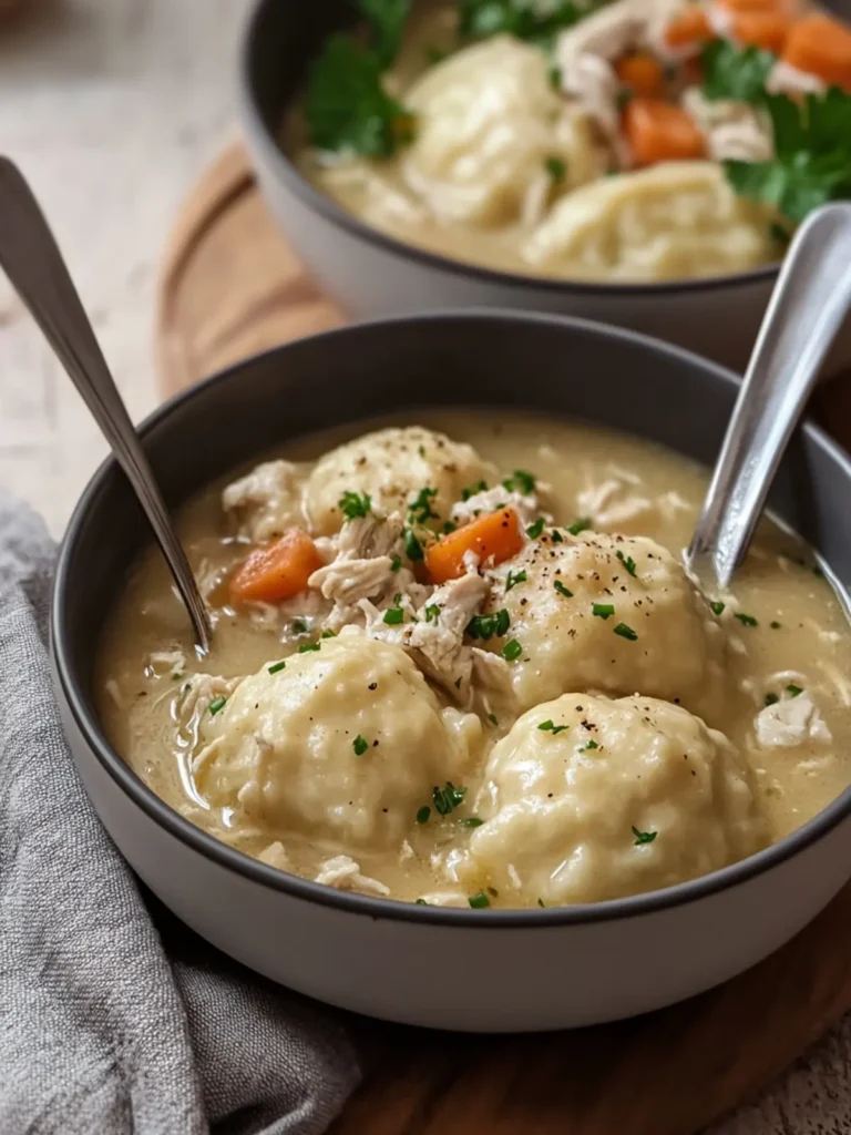 Heartwarming Slow Cooker Chicken & Dumplings for Cozy Nights 4 Slow Cooker Chicken & Dumplings