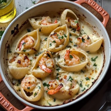 Delicious Creamy Seafood Stuffed Shells with Garlic Shrimp 15 Creamy Seafood Stuffed Shells with Garlic Shrimp