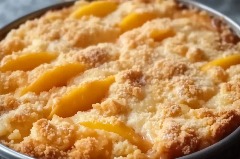 Peach Cobbler Cake