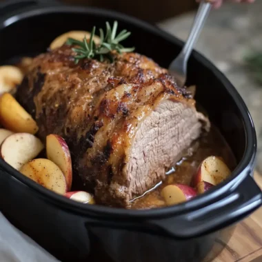 Slow Cooker Apple Cider Pork Roast: Tender & Irresistible!