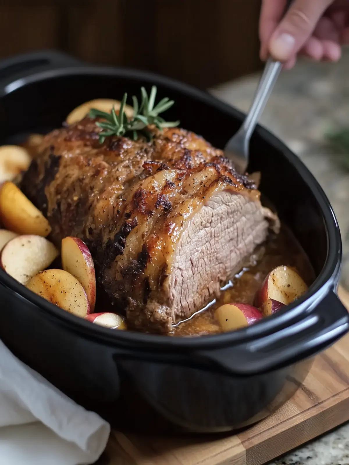 Slow Cooker Apple Cider Pork Roast: Tender & Irresistible! 5 Slow Cooker Apple Cider Pork Roast