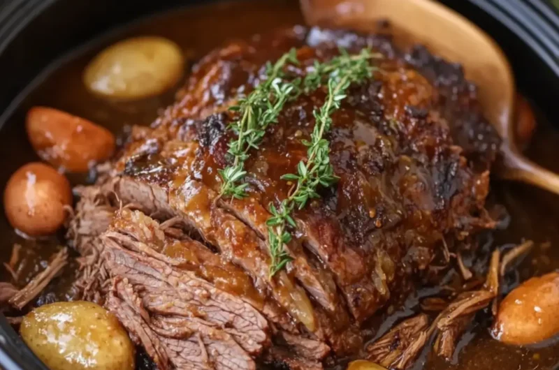 Slow Cooker Honey-Glazed Easter Beef