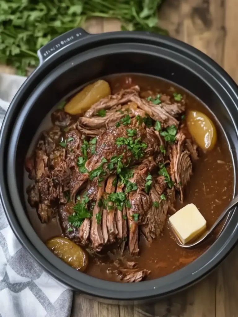 Savory Slow Cooker Coca-Cola Beef Roast with Butter Bliss 2 Slow Cooker Coca-Cola Beef Roast with Butter