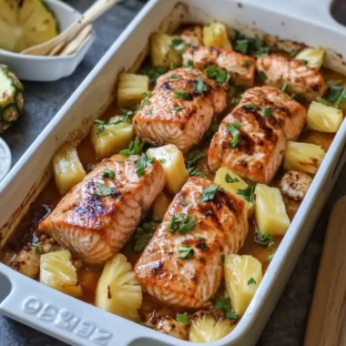 Pineapple Teriyaki Salmon Seafood Bake for a Flavor Explosion 16 Pineapple Teriyaki Salmon Seafood Bake