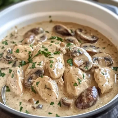 Slow Cooker Creamy Mushroom Chicken: A Cozy Dinner Delight 16 Slow Cooker Creamy Mushroom Chicken