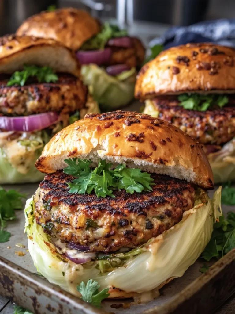 Savor the Flavor with Oven-Baked Cabbage Burgers Delight 4 Oven-Baked Cabbage Burgers