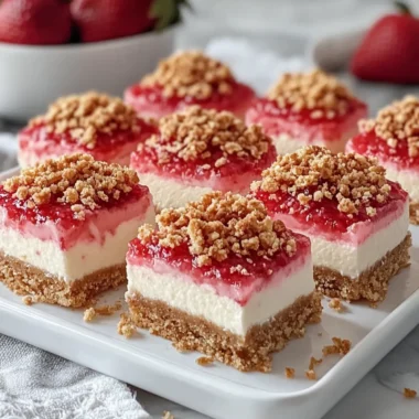 Delicious Strawberry Crunch Cheesecake Bites That Melt in Your Mouth 8 Delicious Strawberry Crunch Cheesecake Bites That Melt in Your Mouth