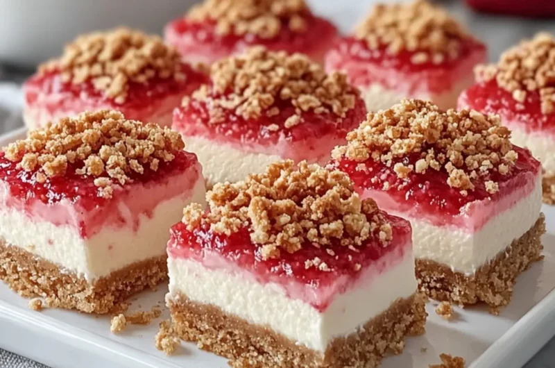 Strawberry Crunch Cheesecake Bites That Melt in Your Mouth