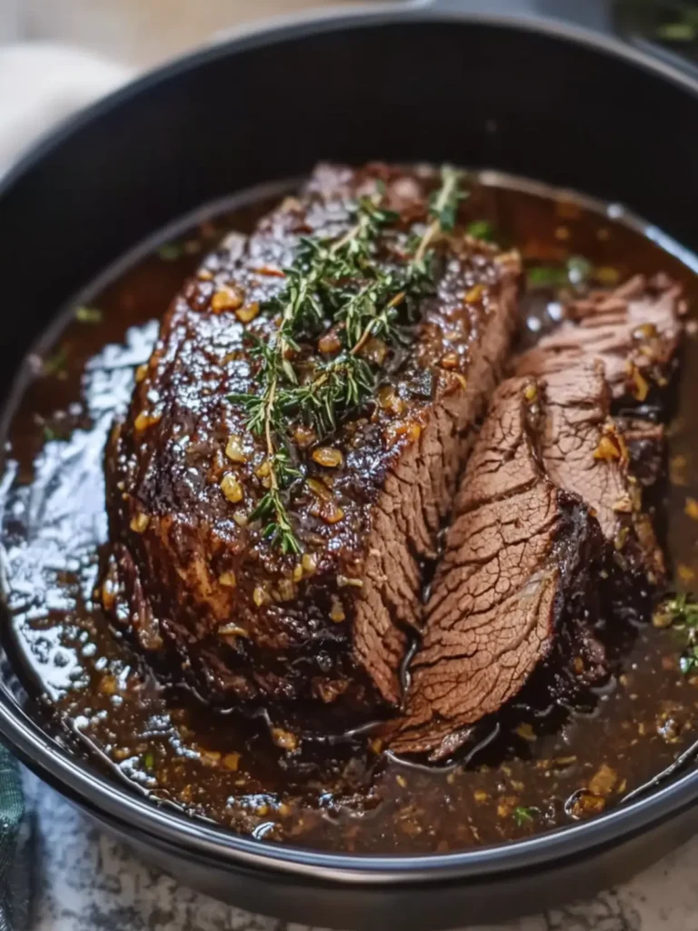 Irresistible Slow Cooker Balsamic Brown Sugar Beef Roast Recipe 2 Slow Cooker Balsamic Brown Sugar Beef Roast