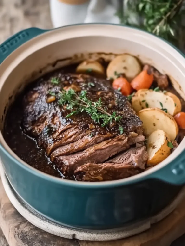 Savory Slow Cooker Balsamic Beef Roast for Effortless Dinner Bliss 3 Slow Cooker Balsamic Beef Roast