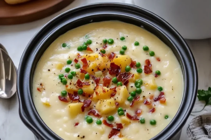 Slow Cooker Loaded Baked Potato Soup