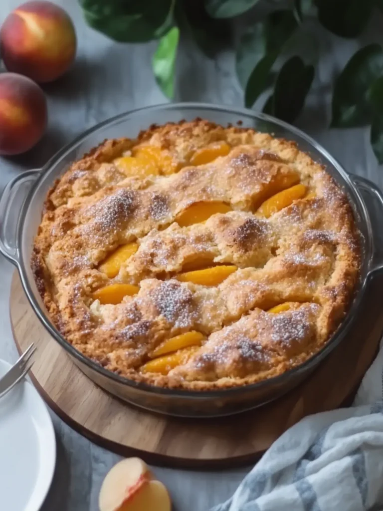 Irresistible Peach Cobbler Cake That Will Steal Your Heart 2 Peach Cobbler Cake