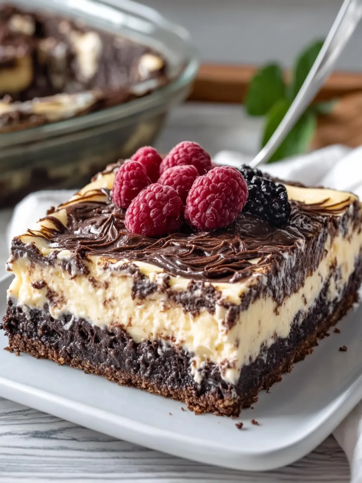 Decadent Brownie Cheesecake Casserole to Wow Your Guests 5 Brownie Cheesecake Casserole
