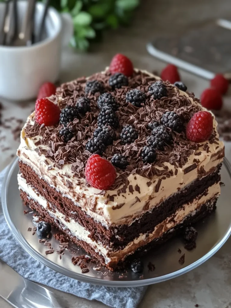 Decadent Chocolate Cream Layer Cake You’ll Adore 2 Chocolate Cream Layer Cake