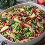 Honeycrisp Apple Pecan Broccoli Salad