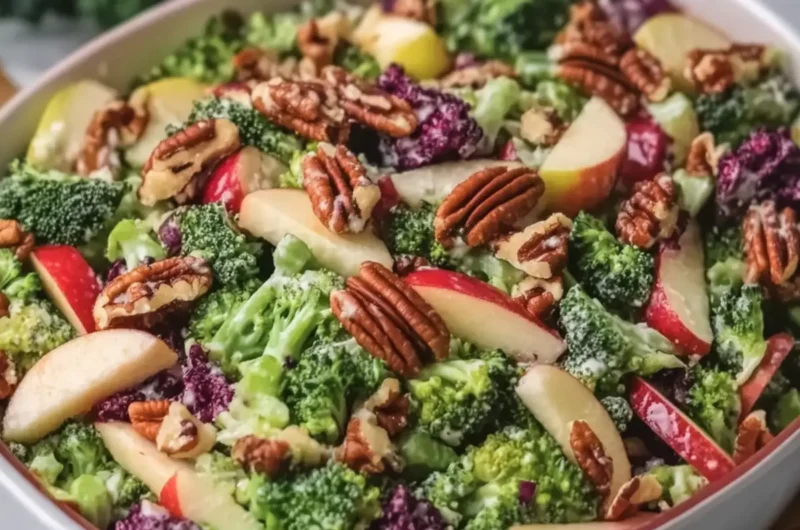 Honeycrisp Apple Pecan Broccoli Salad