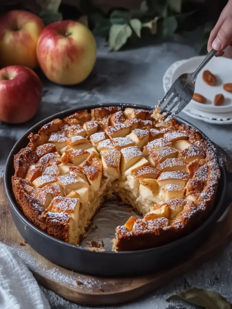 Delightful Invisible Apple Cake Without Flour and Butter Magic 2 Invisible Apple Cake (Without Flour and Butter)