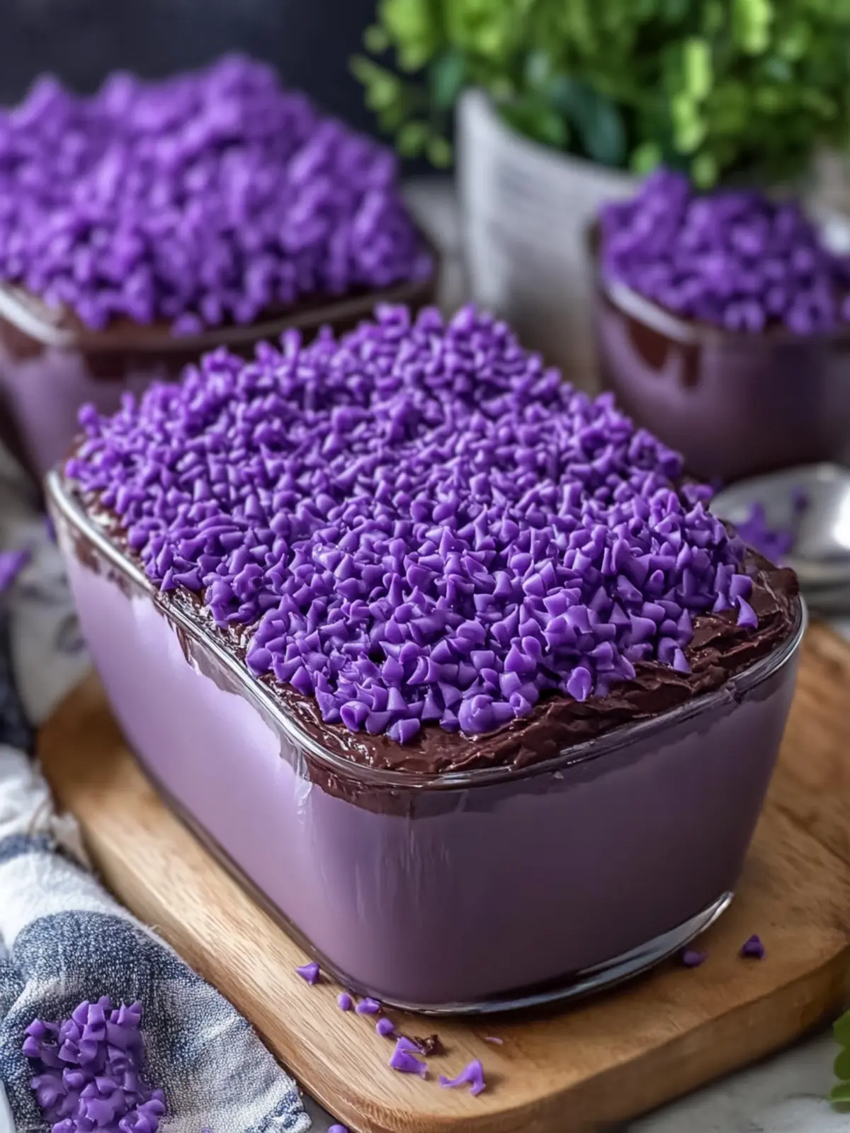 Dreamy Chocolate Ube Pudding Dessert to Wow Your Guests 5 Chocolate Ube Pudding Dessert