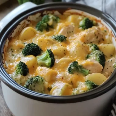 Creamy Crockpot Cheddar Broccoli Chicken and Potatoes Delight 6 Creamy Crockpot Cheddar Broccoli Chicken and Potatoes Delight
