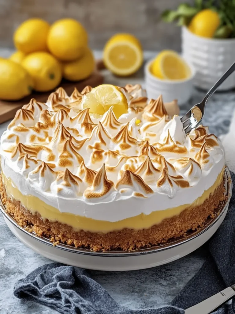 Lemon Meringue Cheesecake Bake