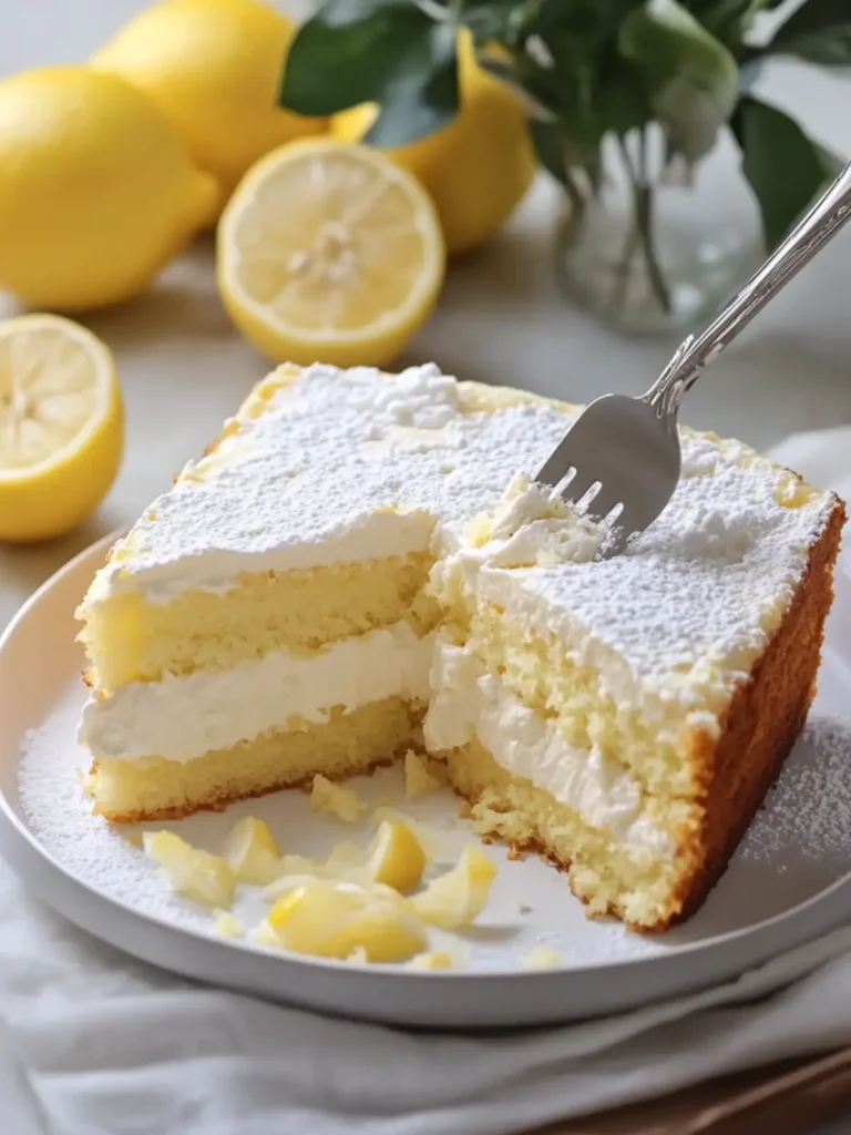 Light and Creamy Lemon Cake that Melts in Your Mouth 3 Light and Creamy Lemon Cake