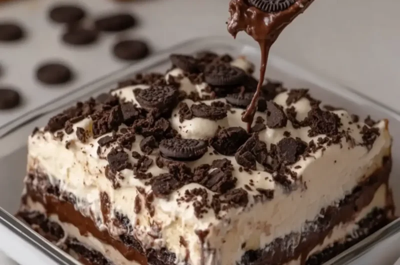 Chocolate Oreo Dessert Lasagna