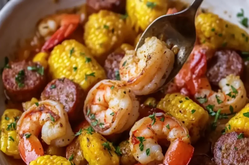 Garlic Butter Shrimp and Sausage Boil