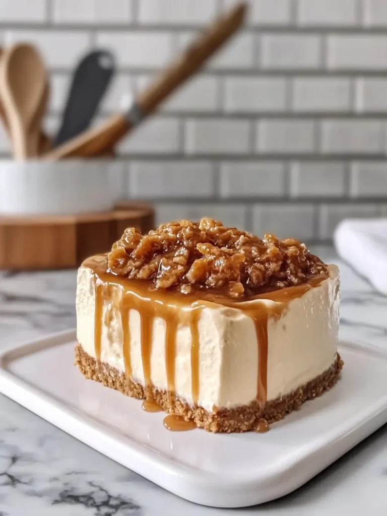 Scoopable Salted Caramel Cheesecake That Steals the Show 3 Scoopable Salted Caramel Cheesecake