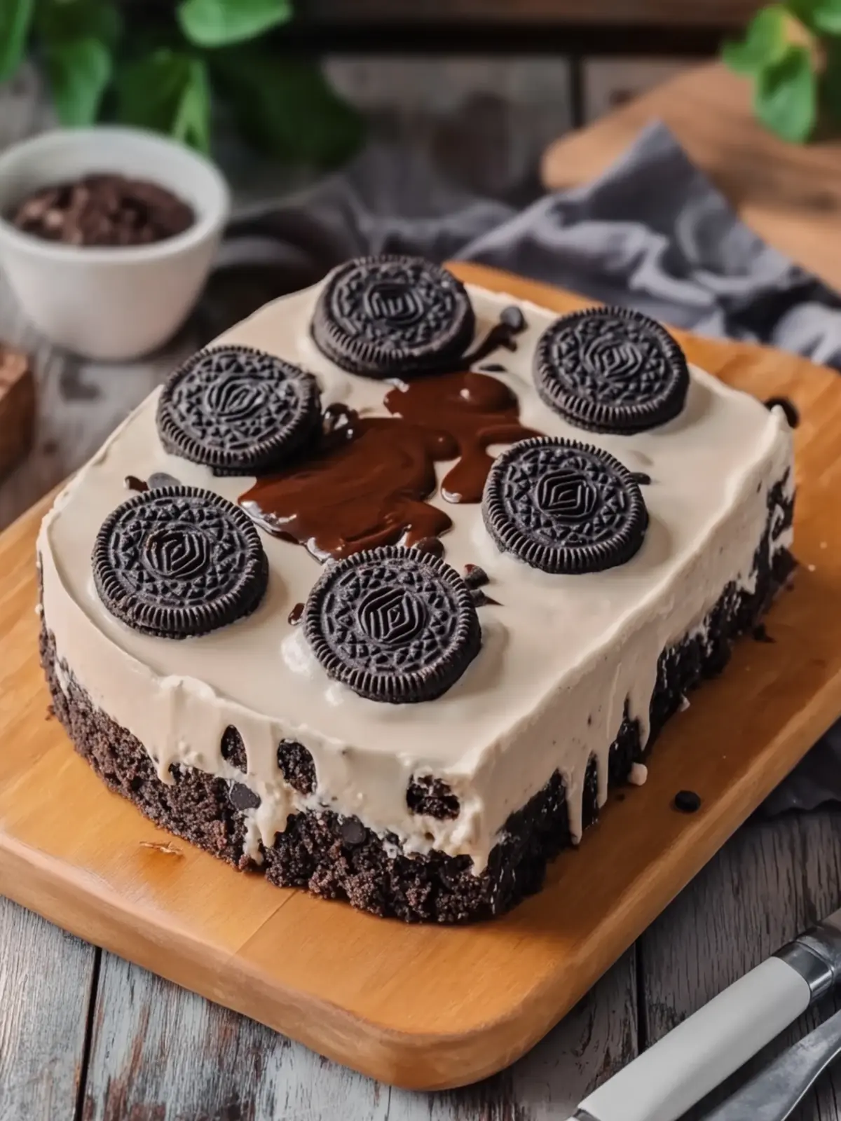 Protein Oreo Cheesecake Delight with Creamy Cottage Cheese 5 Protein Oreo Cheesecake (Cottage Cheese)