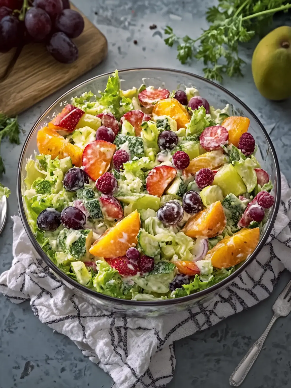 Vibrant Fruits & Vegetable Salad to Brighten Your Day 5 Fruits & Vegetable Salad