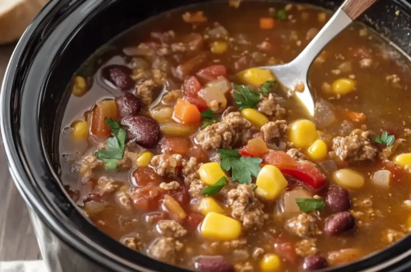 Crock Pot Cowboy Soup