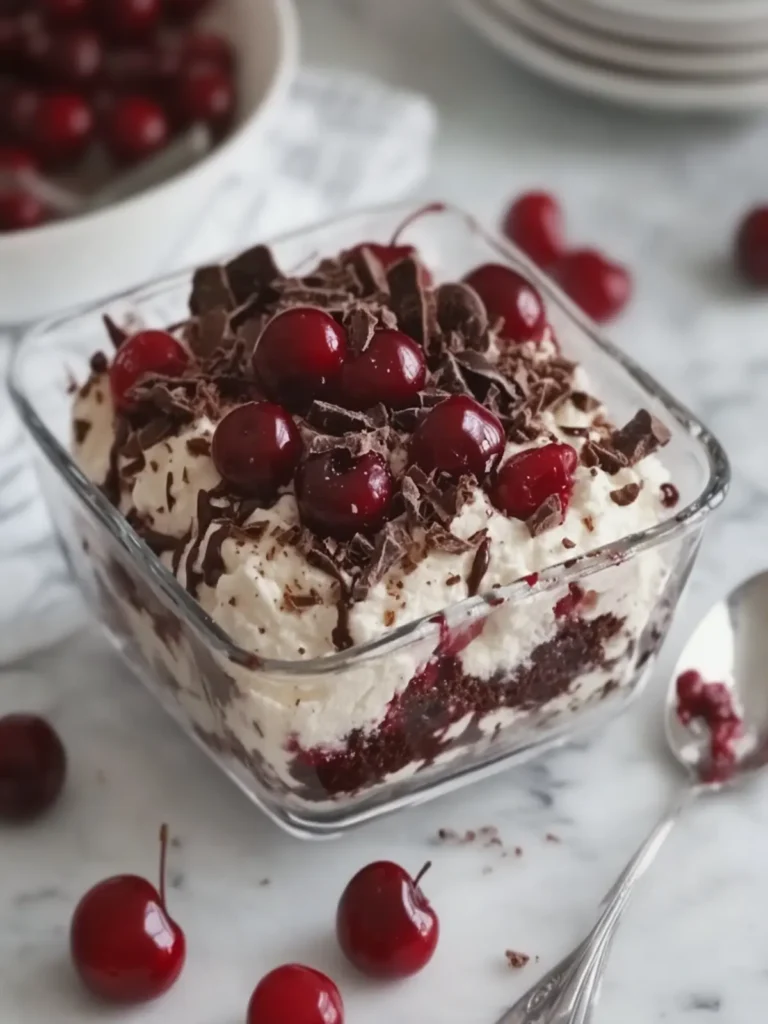 Decadent Chocolate Cherry Cheesecake Fluff You’ll Adore 3 Chocolate Cherry Cheesecake Fluff