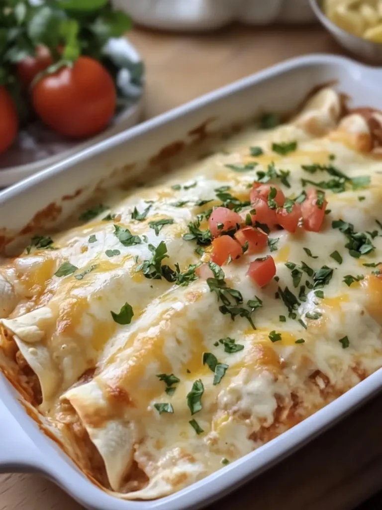 White Chicken Enchiladas