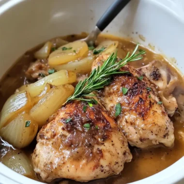 Crock Pot Buttery Onion Chicken with Potatoes & Asparagus Delight 6 Crock Pot Buttery Onion Chicken with Potatoes & Asparagus Delight