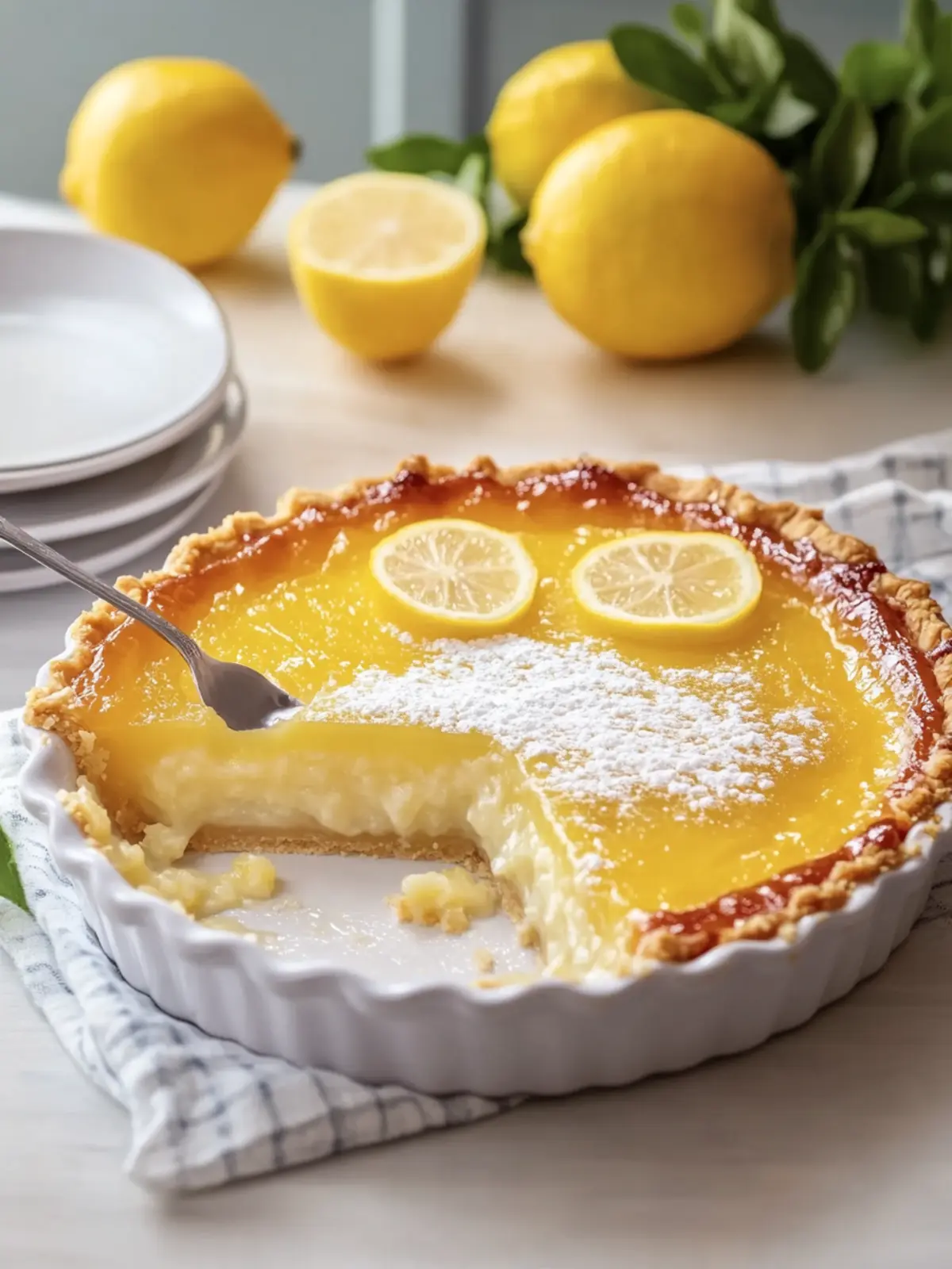 Sugar-Free Lemon Impossible Pie for a Guilt-Free Treat 5 Sugar-Free Lemon Impossible Pie