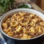 Crockpot Creamy Beef & Cheese Tortellini for Cozy Nights 17 Crockpot Creamy Beef & Cheese Tortellini