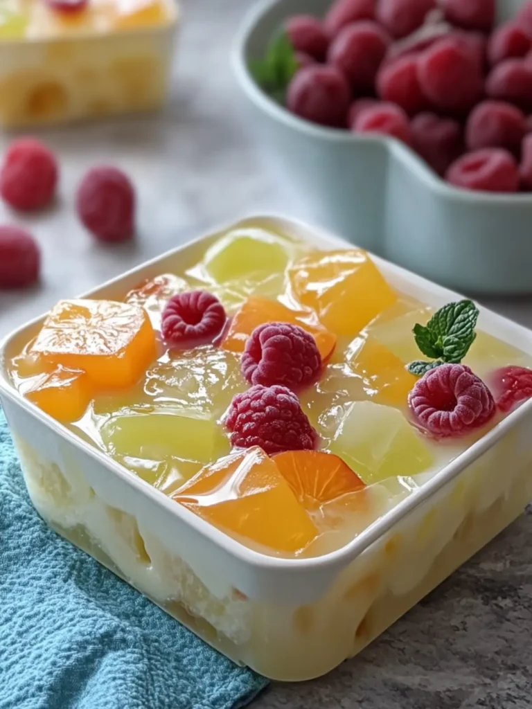 Irresistible 3-Milk Gelatin with Fruits in Jelly Delight 4 3-Milk Gelatin with Fruits in Jelly