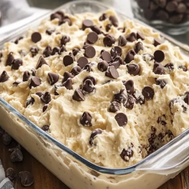 High-Protein Chocolate Chip Cookie Dough Fluff Delight 6 High-Protein Chocolate Chip Cookie Dough Fluff Delight