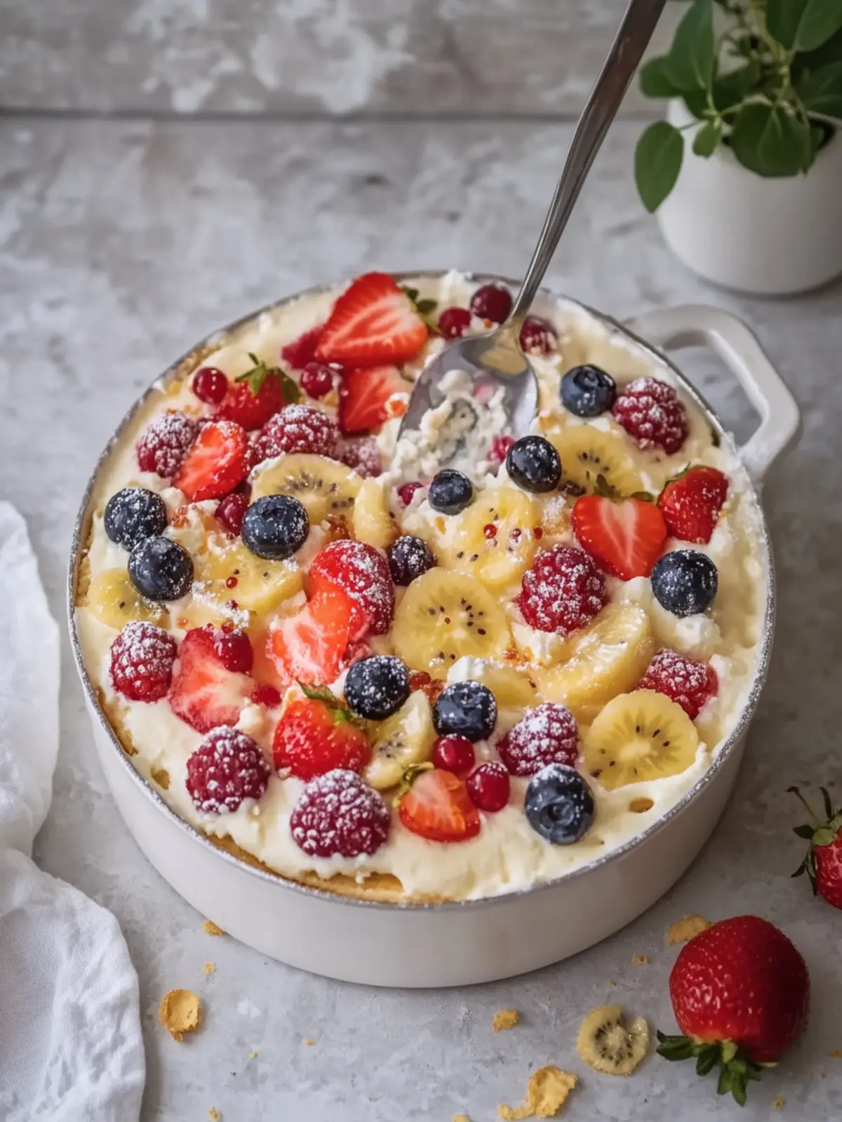 Irresistible Fruit Custard Biscuit Dessert for Delightful Days 5 Fruit Custard Biscuit Dessert