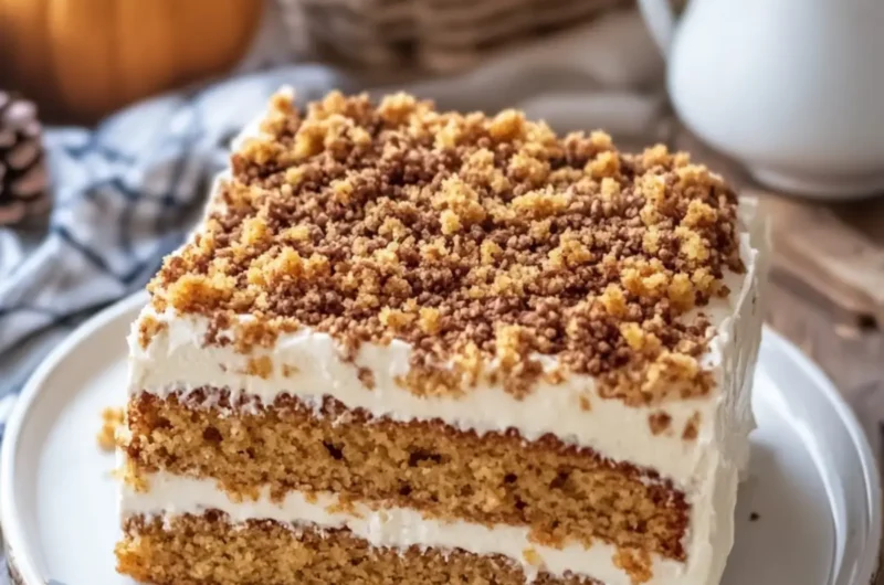 Pumpkin Coffee Cake with Cream Cheese