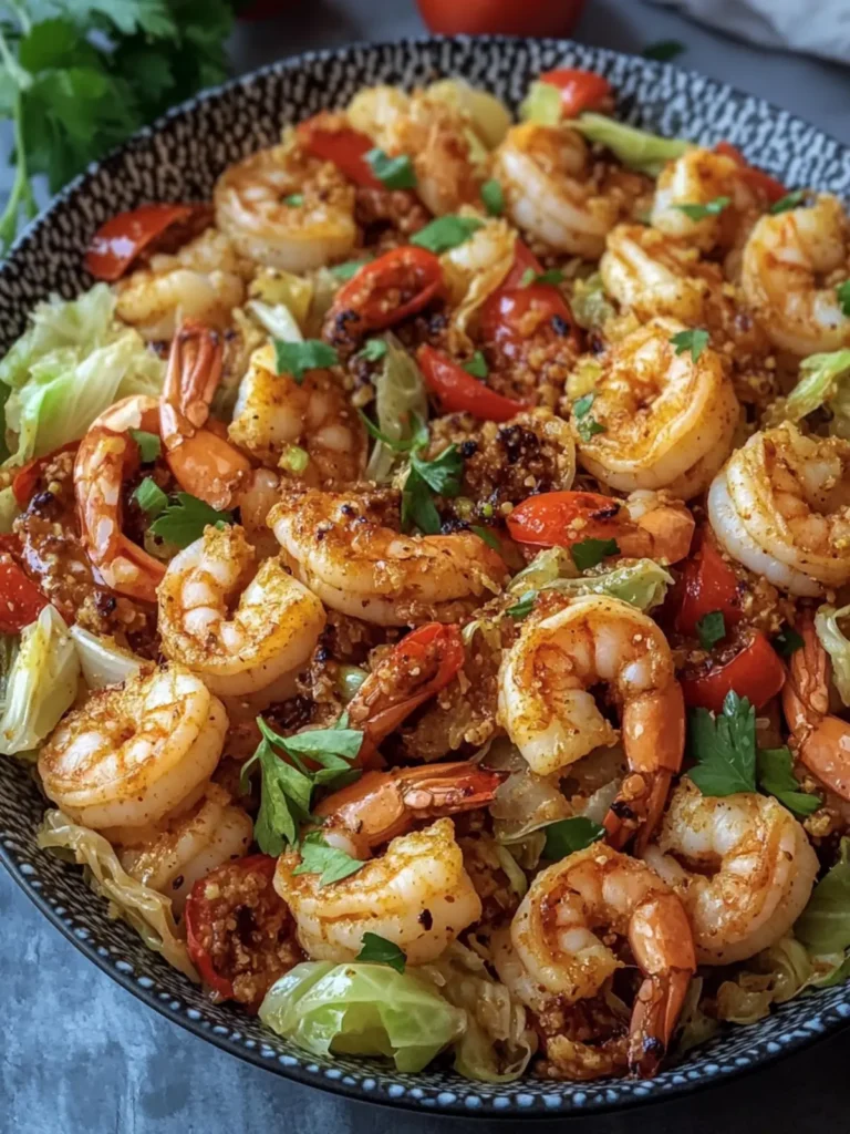Cajun Cabbage Shrimp Stir-Fry for a Flavorful Night In 2 Cajun Cabbage Shrimp