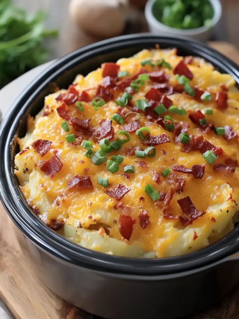 Crockpot Loaded Baked Potato Casserole That Will Wow You 2 Crockpot Loaded Baked Potato Casserole